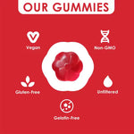 Apple cider vinegar petal gummies