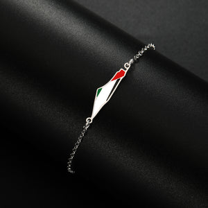 Stainless Steel Bracelet Palestine Femme Hand Chain For Women Jewelry Accessories