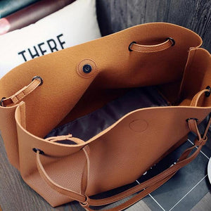 Soft Leather Women Bag Set