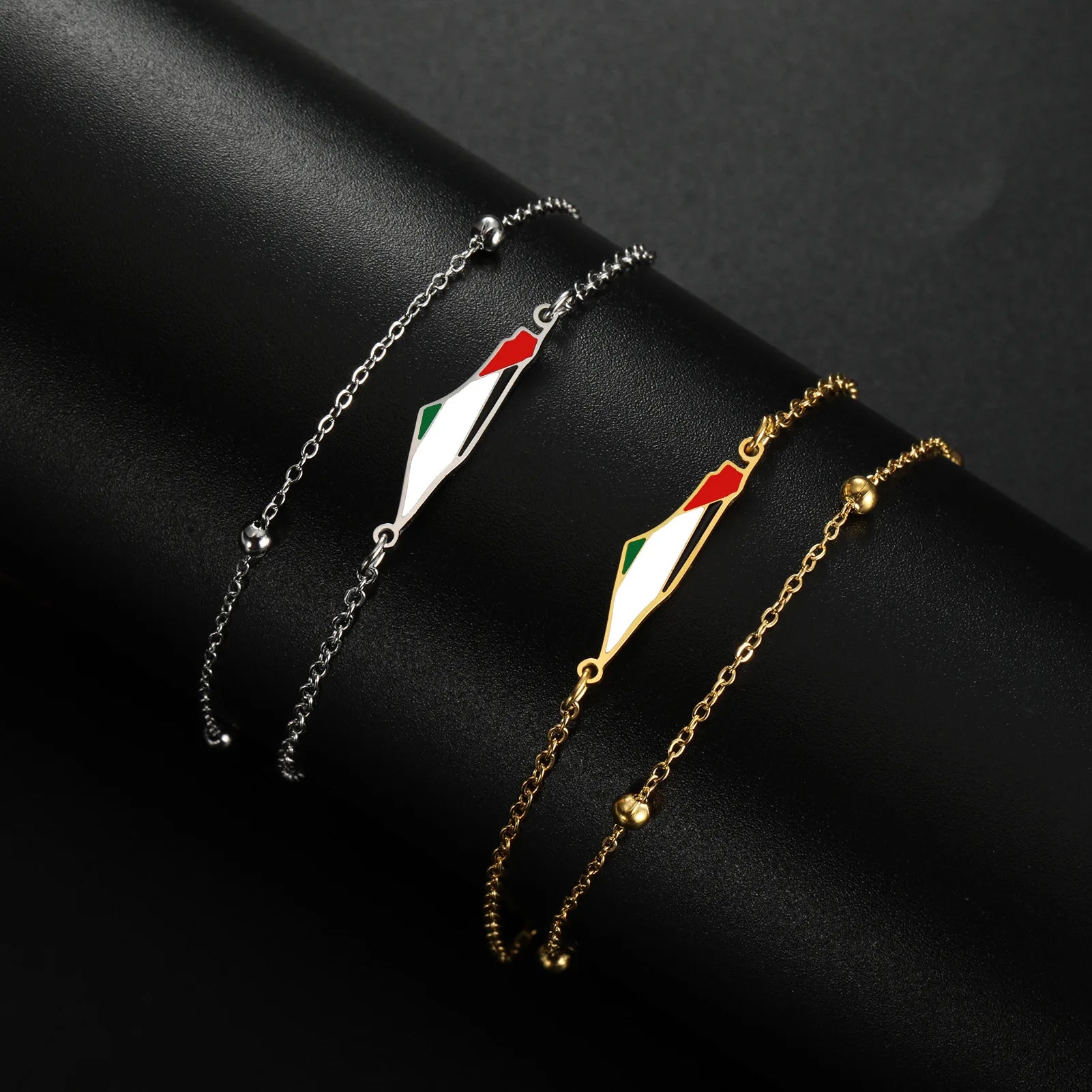 Stainless Steel Bracelet Palestine Femme Hand Chain For Women Jewelry Accessories