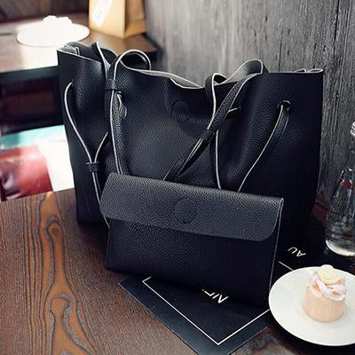 Soft Leather Women Bag Set