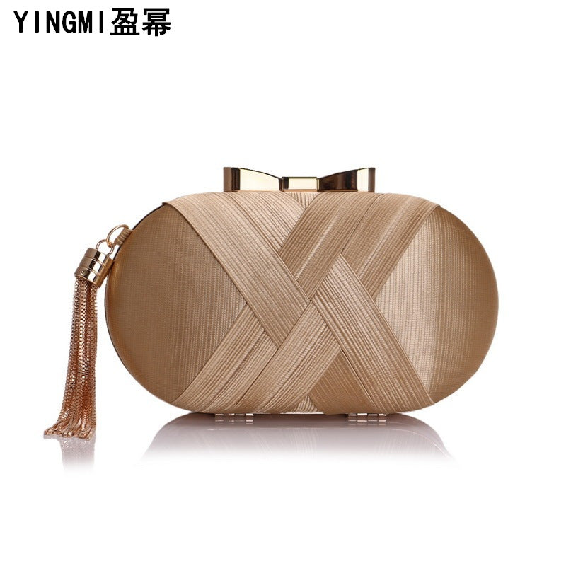 Tassel Evening Bag Banquet Handbag Women's Dress Noble Evening Bag