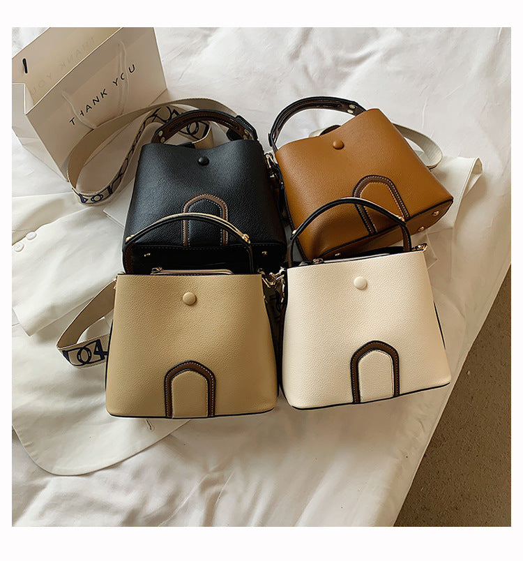 New Spring Simple Bucket Bag