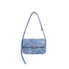 Denim Stylish Woman Saddle Crossbody