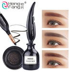 3 Colors Feather Shape Cushion Eyebrow Cream Waterproof