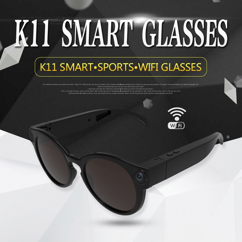 K11 Camera Sunglasses 1080p Wifi Mini Micro Cameras Polarized-lenses HD Sports Video Recorder Camcorder TF Card Eyewear Video