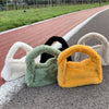 New Style Faux Mink Fur Soft Bag In Autumn