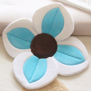 80CM Baby Bath Mat Blooming Bath Tub Flower Baby Bath Sink Safe Newborn Infant Shower Bathing Foldable Security Petal Seat Pads