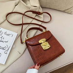 Mini Stone Leather Crossbody Bag