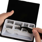 8pcs Magnetic eyelashes with 3 magnets handmade 3D