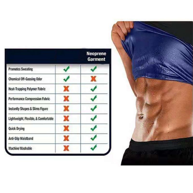 Men Women Sweat Body Shaper Vest