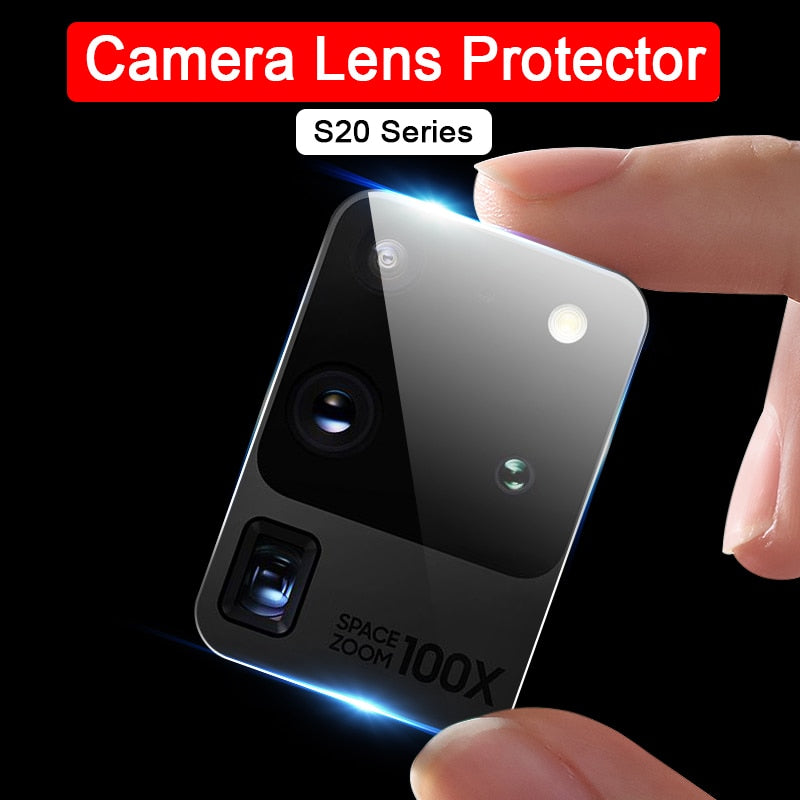 HD camera lens tempered glass protector on for Samsung Galaxy S20 Ultra S 20 + S20plus S20ultra S20 protective film for S20 Plus