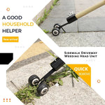 Mintiml Weeds Snatcher Lawn Mower Weeding Head Steel Garden Weed Razors Lawn Mower Garden Grass Trimming Machine Brush Cutter