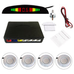 Car Auto Parktronic LED Parking Radar With 4 Parking Sensors Backup Car Parking Radar Monitor Detector System Backlight Display