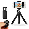 Phone General Sponge Octopus Tripod with Bluetooth Remote Control