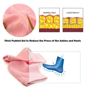 Silicone Moisturizing Gel Heel Socks For Cracked Dry Foot