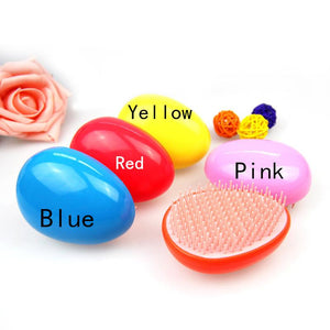 1pc Egg Design Magic Hair Brush Plastic