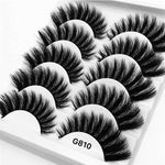 5Pairs 3D Mink Lashes False Eyelashes