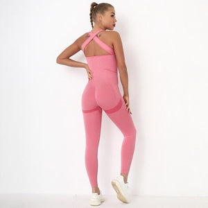 One Piece Rompers Yoga Set