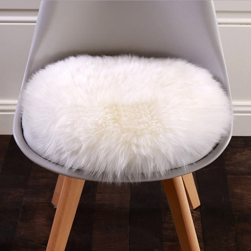 30*30CM Soft Artificial Sheepskin Rug Chair Cover Bedroom Mat Artificial Wool Warm Hairy Carpet Seat Textil Fur Area Rugs