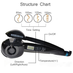 LCD Screen Automatic Hair Curler