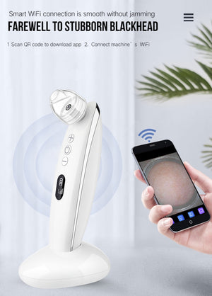 Electric Visual Blackhead Apparatus WiFi HD Camera Vacuum Suction Facial Care