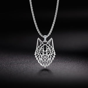 My Shape Wolf Animal Necklace 316L Stainless Steel