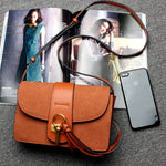 Women Genuine Leather Saddle Bag