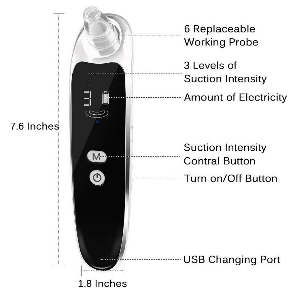 Electric blackhead remover