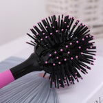 3D Round Hair Brushes Comb Salon make up 360 degree Ball Styling