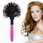 3D Round Hair Brushes Comb Salon make up 360 degree Ball Styling