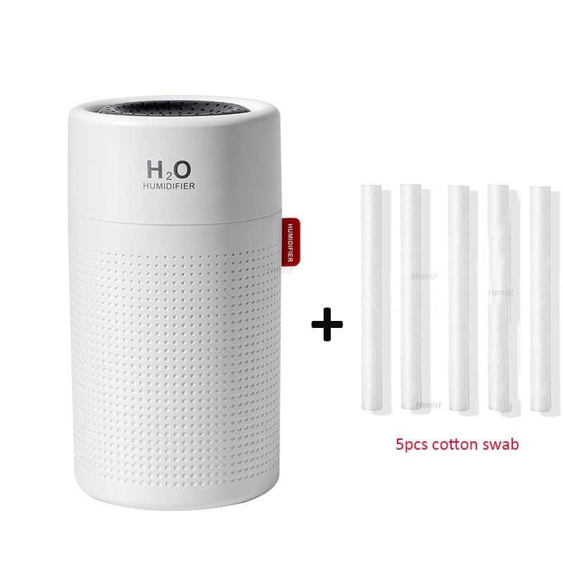 750ml Large Capacity Air Humidifier 2000mAh USB Rechargeable Wireless Ultrasonic Aroma Water Mist Diffuser Light Umidificador