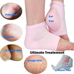 Silicone Moisturizing Gel Heel Socks For Cracked Dry Foot