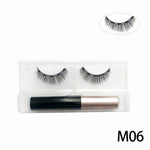 3D Mink Magnetic Eyelashes Waterproof Lasting Magnetic Eyeliner Magnet Mink Eyelashes Makeup Extension False Eyelashes