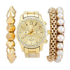 Quartz Watch for women's Set Boutique Trends Geneva Style