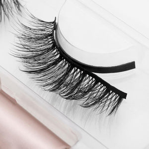 3D Mink Magnetic Eyelashes Waterproof Lasting Magnetic Eyeliner Magnet Mink Eyelashes Makeup Extension False Eyelashes