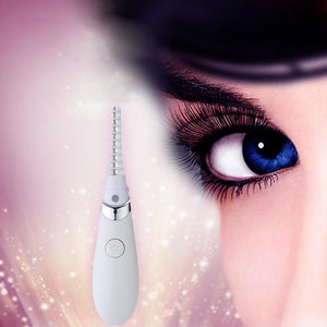 Mini USB Rechargeable Electric Heated Eyelash Long-Lasting Electric Ironing Eyelash Curler