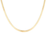 Gold Blade chain Choker Necklace