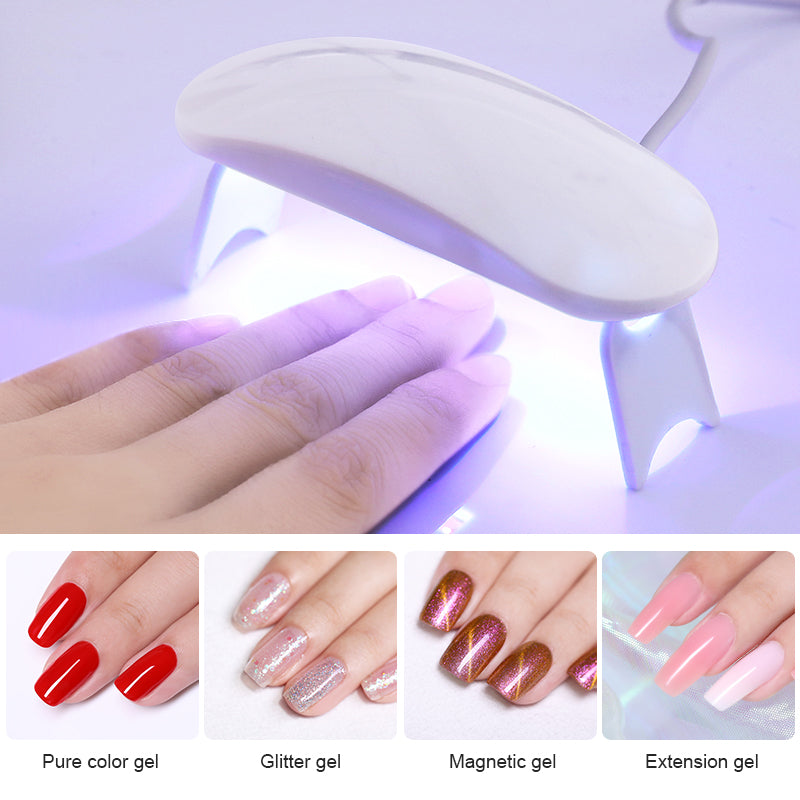 6W White Nail Dryer Machine UV LED