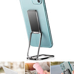 Double Magic Magnetic Car Phone Holder Stand For IPhone Metal Phone Holder Foldable Desk Stand For Mobile Phone Universal