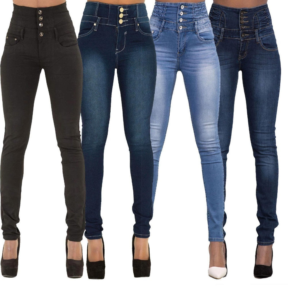 Spring Summer Woman skinny jeans Denim Pencil Pants