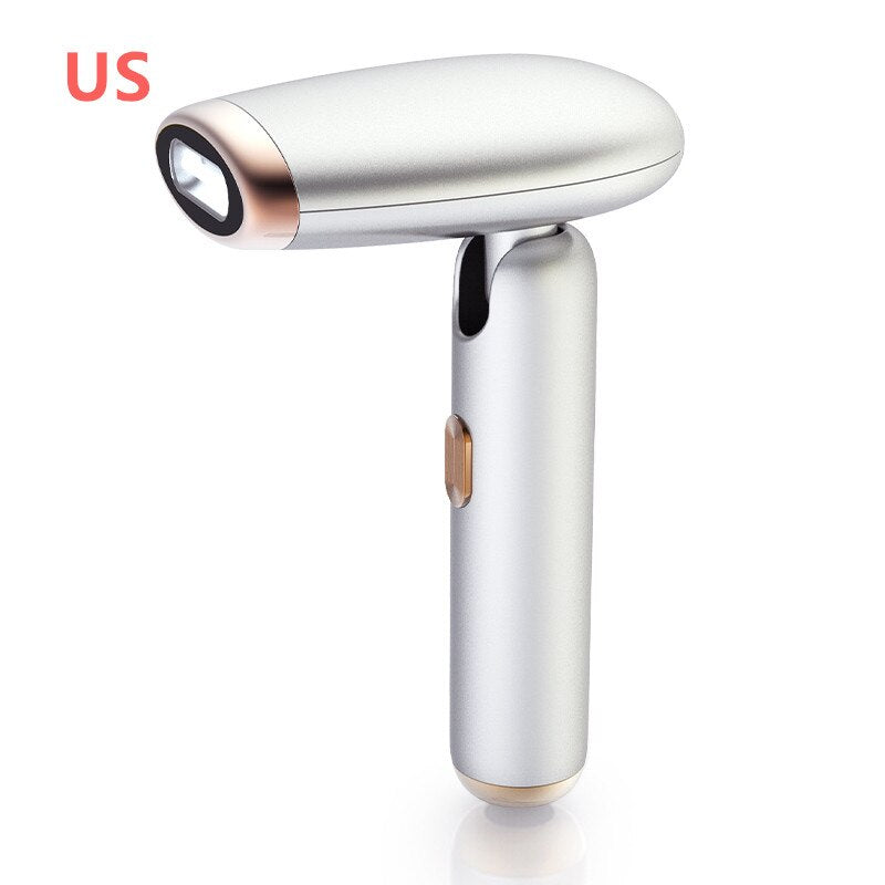 Fold  Handheld Photon Flash Laser Depilatory 5 Gears Adjustable No Pain Rejuvenation Hair Removal Skin Beauty Machine