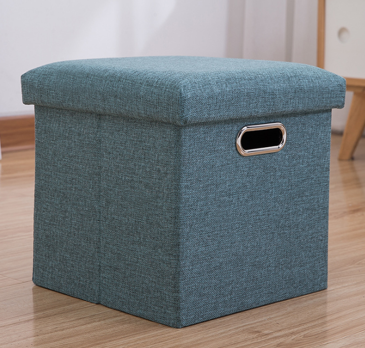 Storage Can Sit With Lid Storage Box Stool 30*30*30cm/40*25*25cm