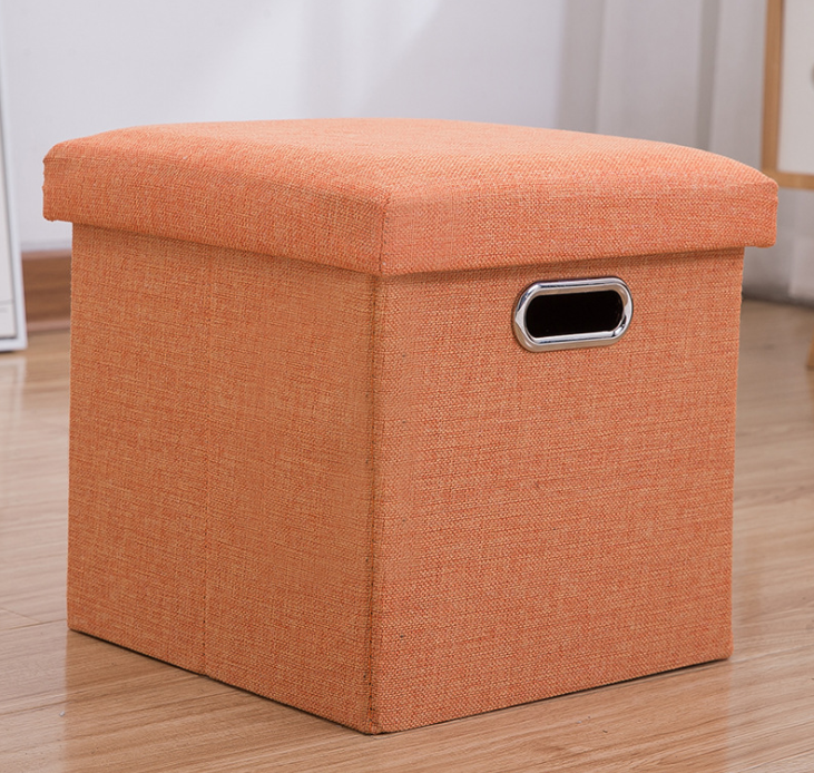 Storage Can Sit With Lid Storage Box Stool 30*30*30cm/40*25*25cm