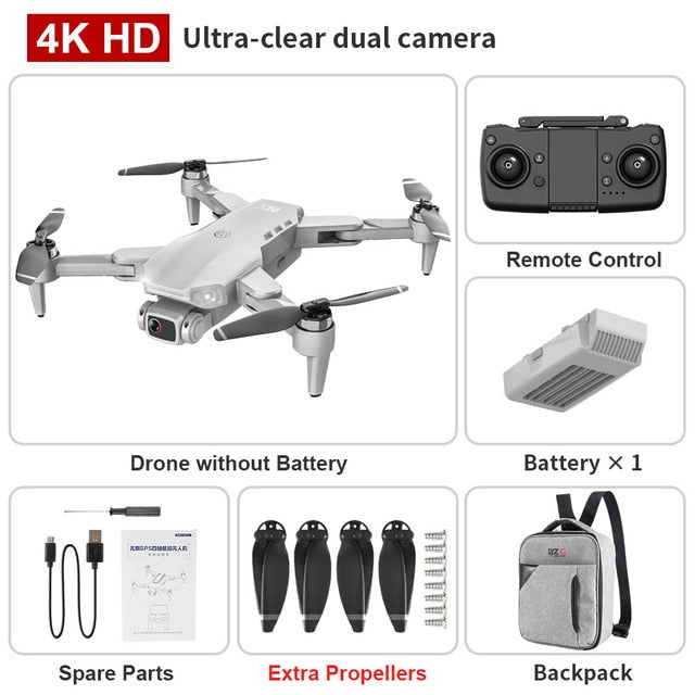 L900 pro 4K HD dual camera with GPS 5G WIFI FPV