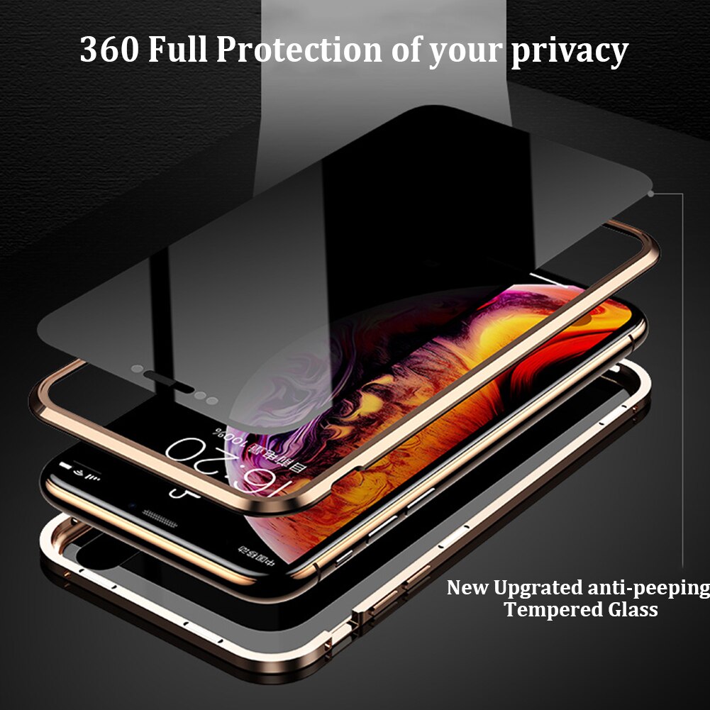 (choose for which model )Privacy Glass Case iPhone X XS MAX 8 7 Plus