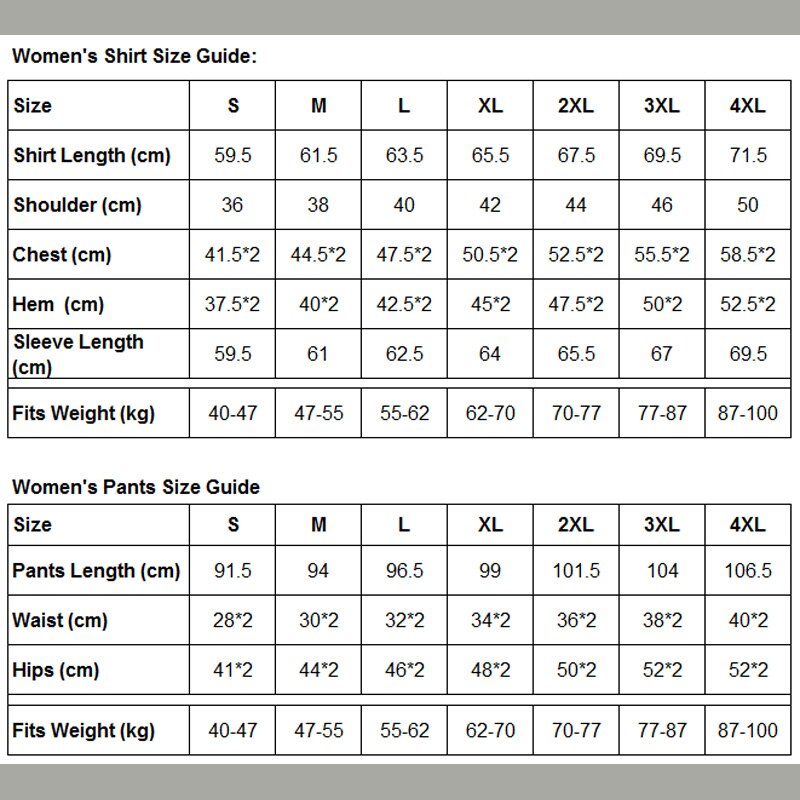 Women Weight Loss Sweat Suit (check size chart before purchase)