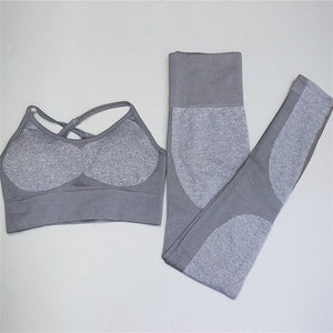 2PCS/Set Camouflage Yoga Set Women Seamless (check Sizes Before Purchase)