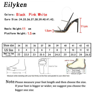 2021 New Back Strap  Crystal Rhinestone Stiletto High Heels