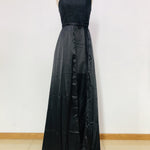 Long Dress Women Floor-Length Big Swing High Waist Sexy Evening Party Night Bronzing Banquet Wedding Dance Prom Elegant Vestidos